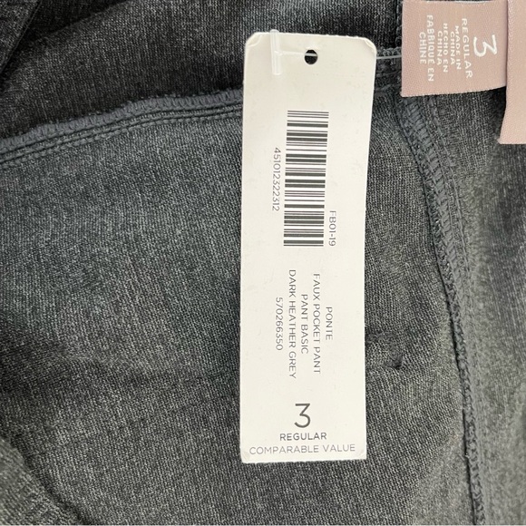 Chico’s Heather Gray Ponte Slim Leg Pants - Picture 10 of 16